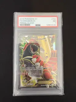 Pokemon Groudon EX XY Primal Clash Full Art #150 PSA 7 - Image 1