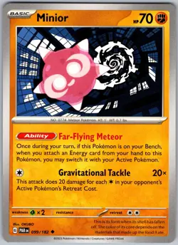 Minior 099/182 Uncommon Paradox Rift Pokemon Near Mint - Image 1