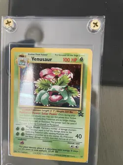 Pokemon TCG Venusaur Holo Rare 13 Never Played Condition Black Star Promo - Image 1