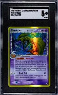 2006 Pokemon Ex Dragon Frontiers Ninetales SGC 5 #8 - Image 1