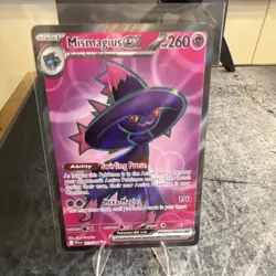 Pokemon Mismagius EX 112/094 Phantasmal Flames Holo Ultra Rare 260 HP - Image 1