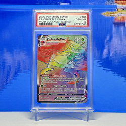 PSA 10 Orbeetle Vmax 186 Secret Rare Full Art Holo Vivid Voltage Pokemon 2020 - Image 1