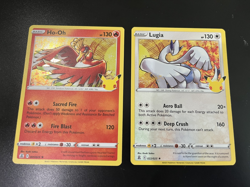 Ho-oh and Lugia Holo Rare Set - Pokemon TCG (25th Celebrations 001 & 022) NM - Image 1