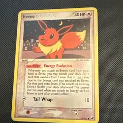 Pokemon TCG Eevee Unseen Forces Common Regular 55/115 English 2005 - Image 1