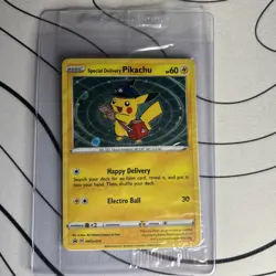 Pokemon Special Delivery Pikachu SWSH074 Pokemon Center Promo Sealed - Image 1