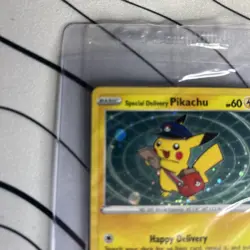 Pokemon Special Delivery Pikachu SWSH074 Pokemon Center Promo Sealed - Image 3