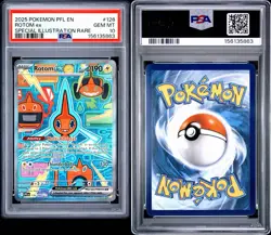 Pokemon TCG 2025 Rotom ex 126/094 PFL Special Illustration Rare Holo PSA 10 - Image 3
