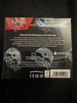 Pokemon TCG: Mega Evolution-Chaos Rising Booster Display Box 36 Packs - Image 3