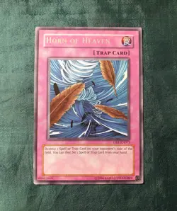 YuGiOh - Dust Tornado DB1-EN075 - Horn of Heaven Misprint - Wrong Name Error - Image 1