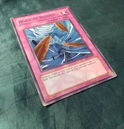 YuGiOh - Dust Tornado DB1-EN075 - Horn of Heaven Misprint - Wrong Name Error - Image 3