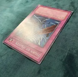 YuGiOh - Dust Tornado DB1-EN075 - Horn of Heaven Misprint - Wrong Name Error - Image 4