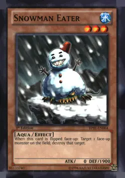 Snowman Eater BP01-EN064 Battle Pack: Epic Dawn Yu-Gi-Oh 1st Edition NM - Image 1