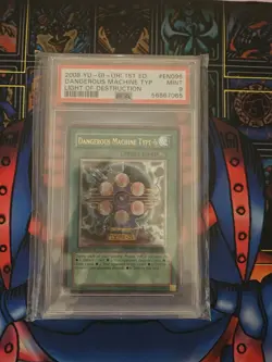 Yugioh - PSA 9 - Dangerous Machine Type-6 (Ultimate Rare - 1st) Lodt-En096 - Image 1