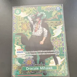 Bandai One Piece Dracule Mihawk OP12-030 SP Foil SR English 8000/8 - Image 1