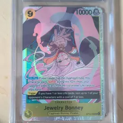 CGC Pristine 10 Jewelry Bonney OP13-108 Carrying on His Will SR Foil ENG 2025 - Image 3