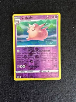 CLEFABLE 054/172 REVERSE HOLO ASTRI LUCENTI SPADA E SCUDO CARTA POKEMON ITA - Image 1