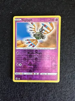 SIGILYPH 066/172 REVERSE HOLO ASTRI LUCENTI SPADA E SCUDO CARTA POKEMON ITA - Image 1