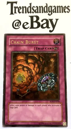YUGIOH - CHAIN BURST - RDS-EN056 - RISE OF DESTINY - ULTIMATE RARE - PLAYED - EN - Image 1