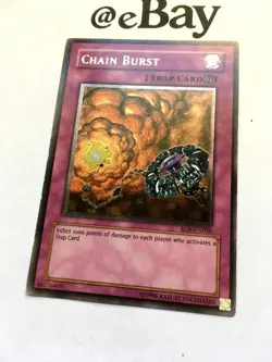 YUGIOH - CHAIN BURST - RDS-EN056 - RISE OF DESTINY - ULTIMATE RARE - PLAYED - EN - Image 3