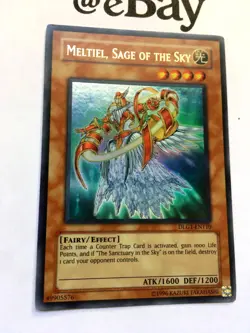 YUGIOH - MELTIEL, SAGE OF THE SKY - DLG1-EN110 - ULTRA RARE - NM - DARK LEGENDS - Image 2