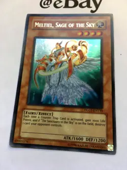 YUGIOH - MELTIEL, SAGE OF THE SKY - DLG1-EN110 - ULTRA RARE - NM - DARK LEGENDS - Image 3