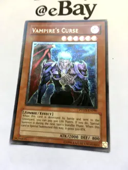 YUGIOH - VAMPIRE'S CURSE - PTDN-EN090 - ULTIMATE RARE - EXC - PHANTOM DARKNESS - Image 3