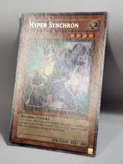 3 x YuGiOh TCG Hyper Synchron CRMS-EN003 1st Edition Near Mint NM - Image 4