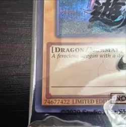 Yugioh Red-Eyes Black Dragon Nike Worlds Promo NKC1-EN002 Collaboration 2025 - Image 4
