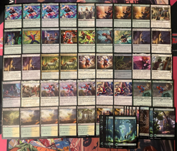 MTG - 60 CARD WEB SLINGING SPIDER-MAN DECK - ARACHNE PSIONIC WEAVER, RENT IS DUE - Image 1