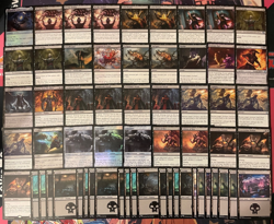 MTG - 60 CARD BLACK DEMON DECK - REAPER FROM THE ABYSS, DESECRATION, PACT ~ - Image 1