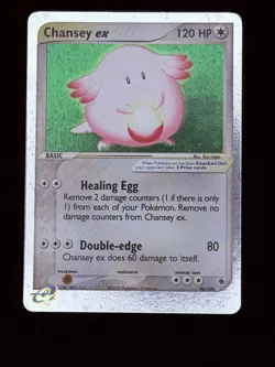 (NM) Chansey ex 96/109 Ruby and Sapphire Holo Pokemon TCG English - Image 2