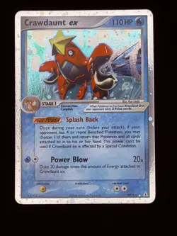 (NM) Crawdaunt ex 99/110 Holon Phantoms Holo Pokemon TCG English - Image 2
