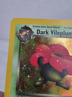 Pokemon TCG 2000 - Dark Vileplume Unlimited Holo Rare - Team Rocket 13/82 - Image 3