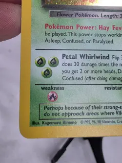 Pokemon TCG 2000 - Dark Vileplume Unlimited Holo Rare - Team Rocket 13/82 - Image 5