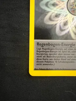 Pokemon Rainbow Energy 17/82 Team Rocket Holo Vintage 2000 German Rare - Image 3