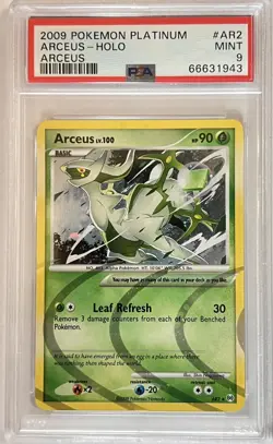 2009 POKEMON PLATINUM ARCEUS # AR 2 PSA 9 MINT HOLO RARE - Image 1