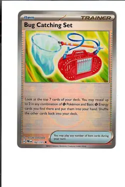 Bug Catching Set (Poke Ball Pattern) 102/131 Prismatic Evolutions Holo NM - Image 1