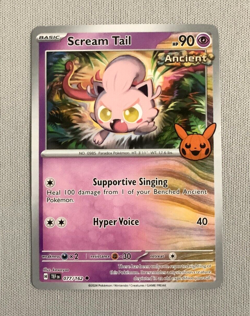 Pokemon Card (2024) TCG Scream Tail (077/162) Halloween Trick or Trade Regular - Image 1