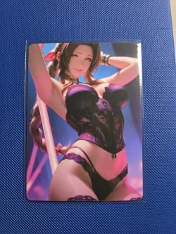 Lot 5 Carte Sexy Final Fantasy Aerith Card Waifu Recto / Verso - Image 3