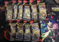 Pokemon 2025 Phantasmal Flames Checklane Blister Lot Of 9 (Whimsicott) - Image 1