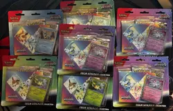 Lot Of 7 - Pokemon TCG Prismatic Evolutions Tech Sticker Collection - Image 1