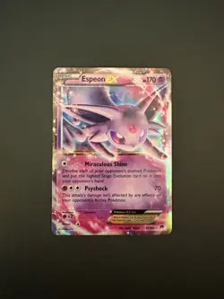 Espeon EX Breakpoint 52/122 Ultra Rare Holo English 170 HP Basic Pokemon - Image 1