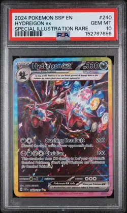 Pokemon TCG - Hydreigon EX Surging Sparks SIR 240/191 - PSA 10 - Image 1