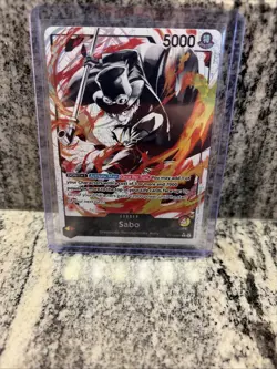 One Piece Ultra Deck: Three Brothers Sabo ST13-001 Parallel Alternate Art Leader - Image 1