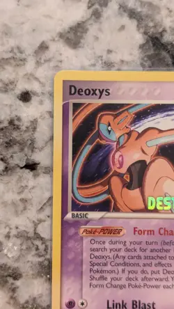 Deoxys 16/107 Destiny Deoxys Stamped Pokemon TCG Card - Lightly Played LP - Image 2
