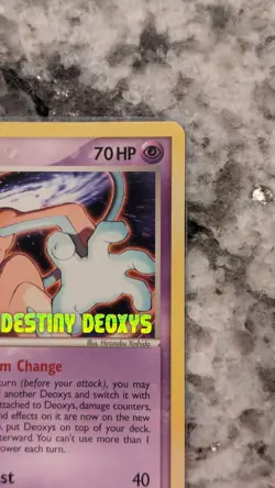 Deoxys 16/107 Destiny Deoxys Stamped Pokemon TCG Card - Lightly Played LP - Image 3