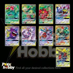 Free Shipping-Pokemon Card 9 Pieces TAG TEAM GX SR HOLO CSM2bC Sun&Moon Chinese - Image 1