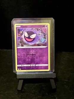 Gastly 064/196 Pokemon Lost Origin SWSH Reverse Holo Common Card NM /LP - Image 1