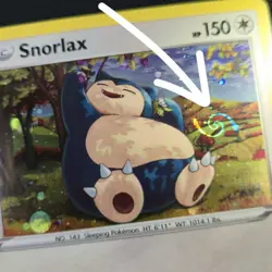 HD GALAXY WHOLE SWIRL BLEED 🌀💫 Snorlax 141/192 Rebel Cosmos Holo Pokemon Card - Image 1