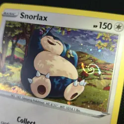 HD GALAXY WHOLE SWIRL BLEED 🌀💫 Snorlax 141/192 Rebel Cosmos Holo Pokemon Card - Image 2